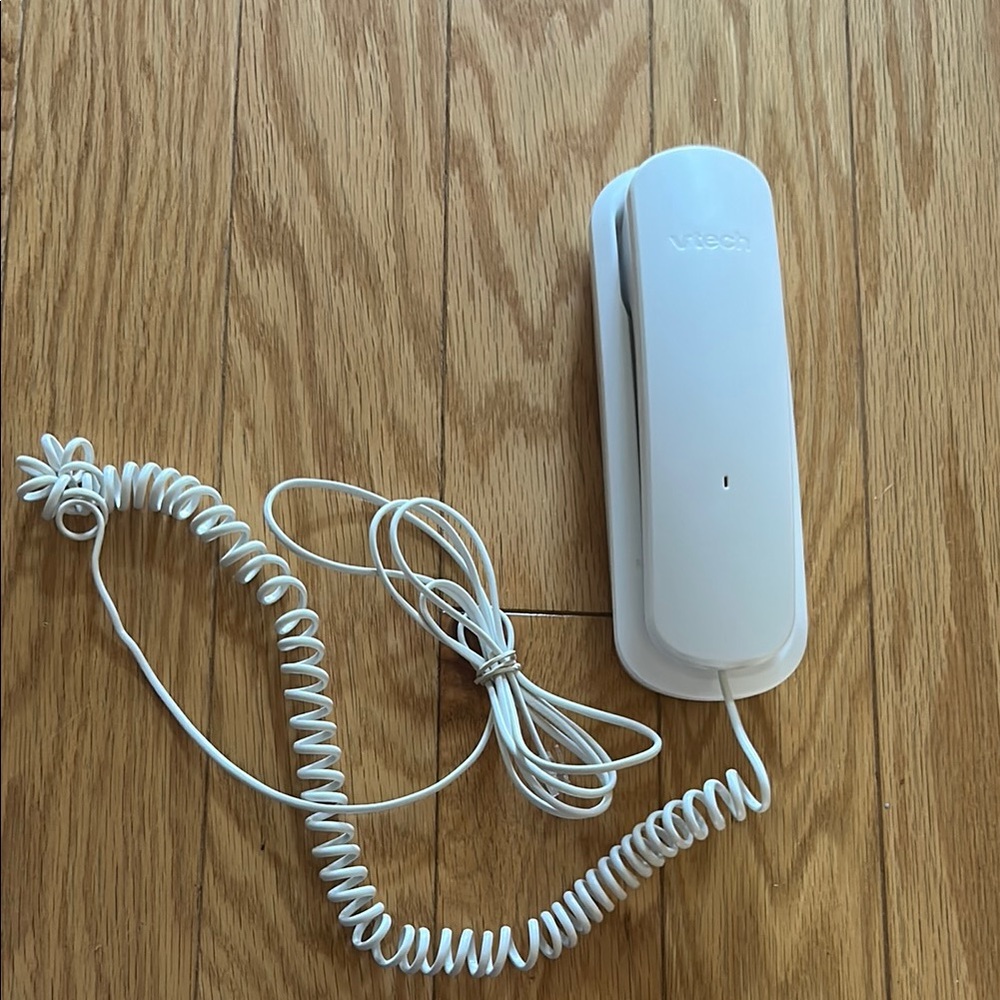 White Corded Phone- like New
